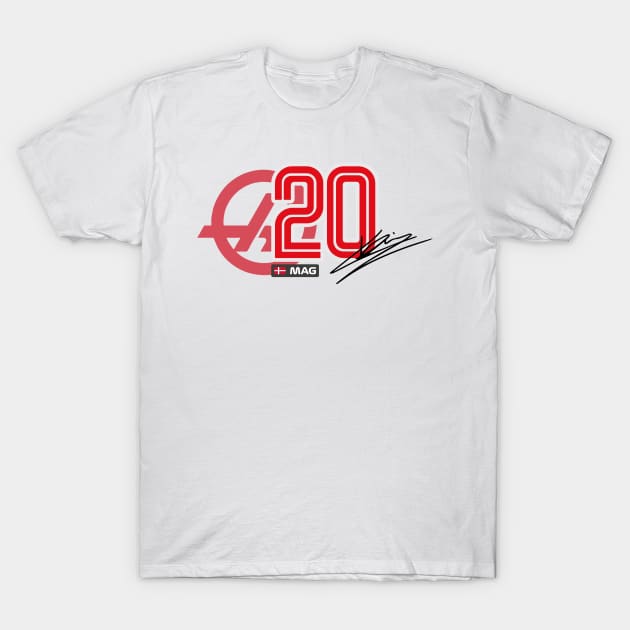 Formula 1 - Kevin Magnussen Number. T-Shirt by Tad